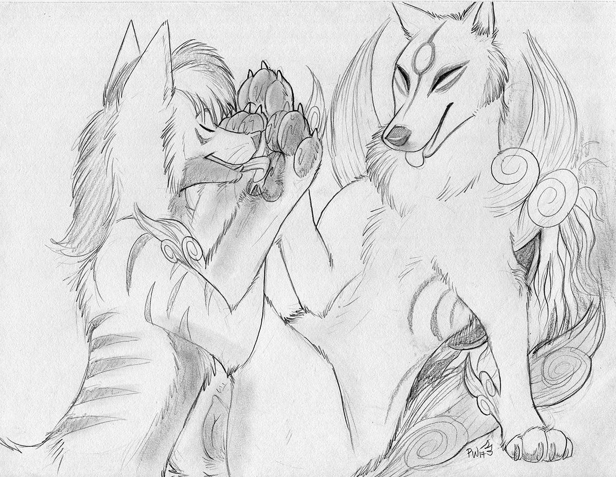 Amaterasu (Okami) Rule 34 Image