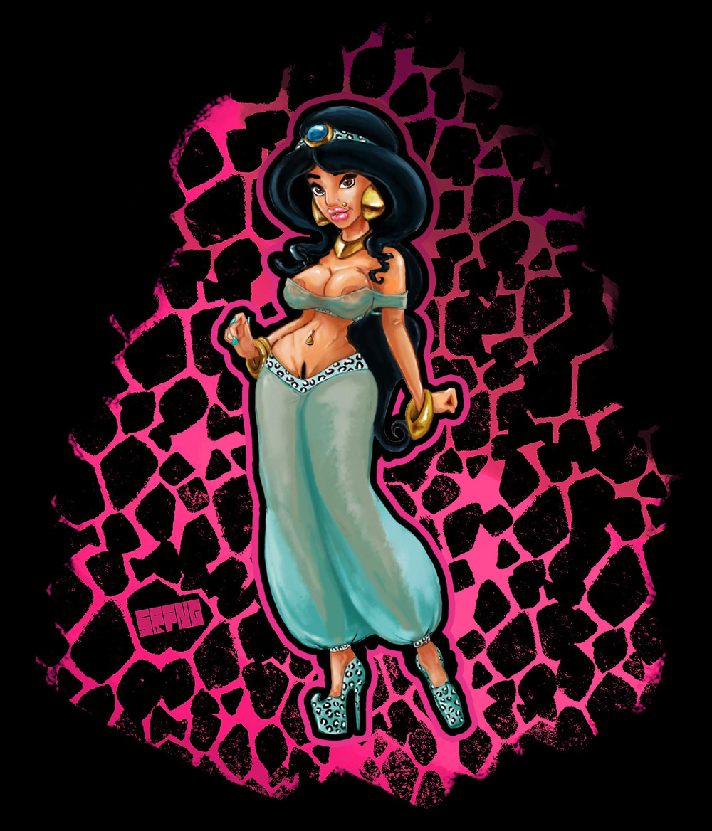 Princess Jasmine (Aladdin) Rule 34 Image