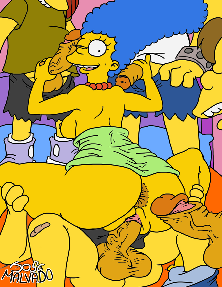 Marge Simpson (The Simpsons) Rule 34 Image