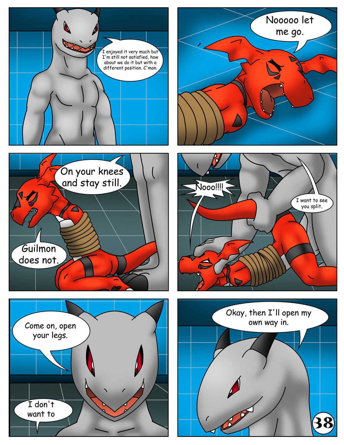 Guilmon (Digimon) Rule 34 Image