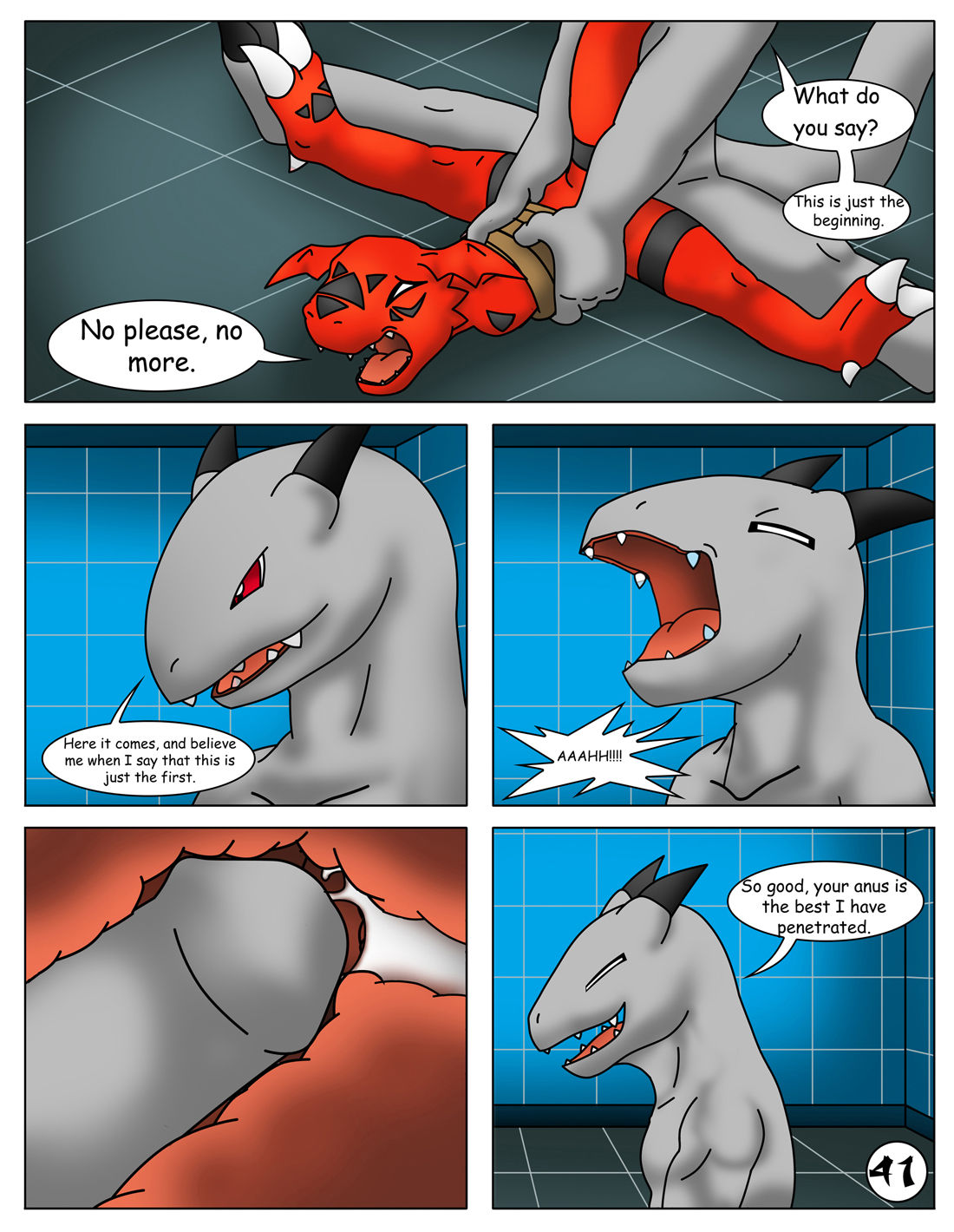 Guilmon (Digimon) Rule 34 Image