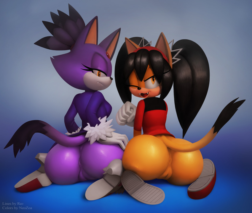 Blaze The Cat (Sega) Rule 34 Image