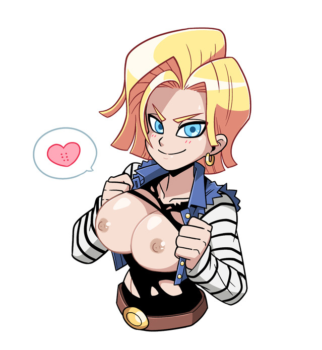 Android 18 (Dragon Ball) Rule 34 Image