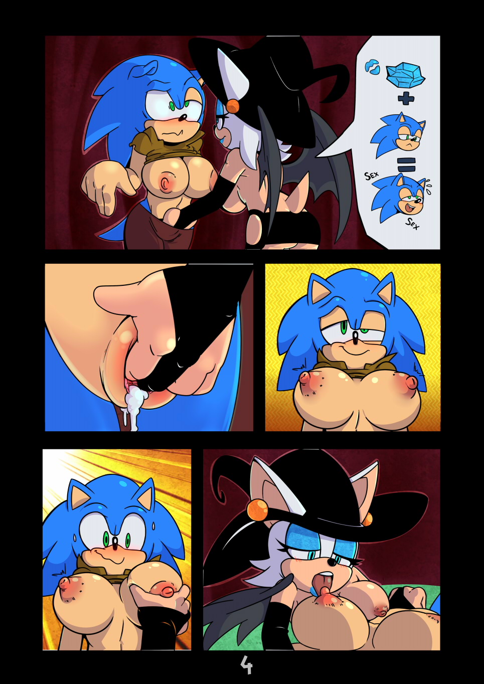Rouge The Bat (Sonic (Series)) Rule 34 Image