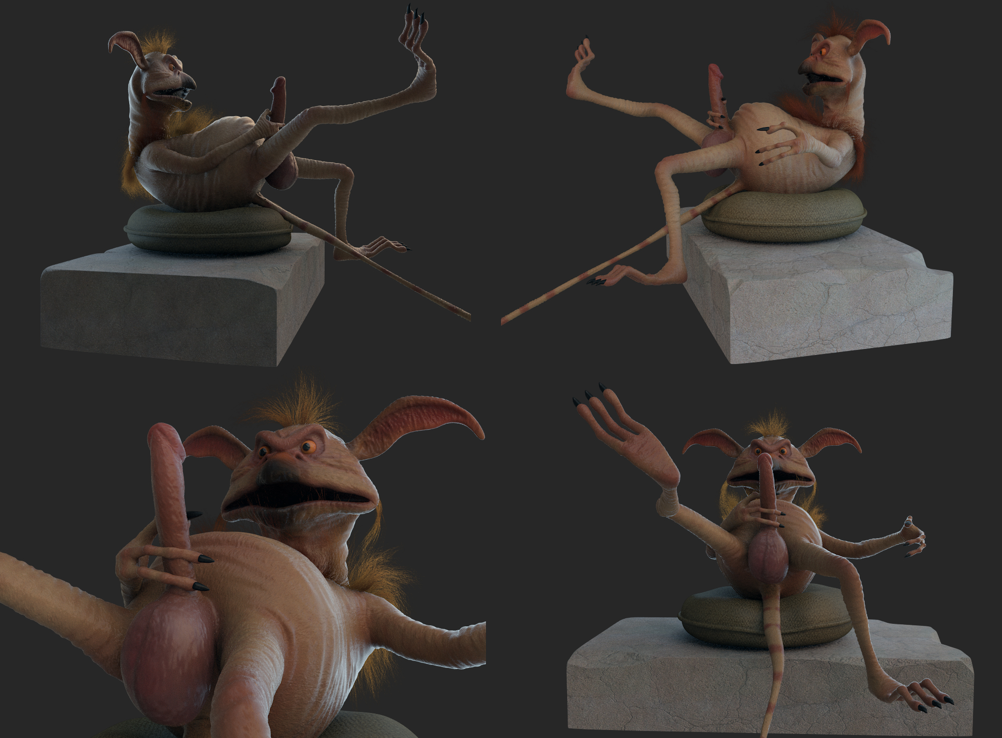Kowakian Monkey-Lizard (Return Of The Jedi) Rule 34 Image