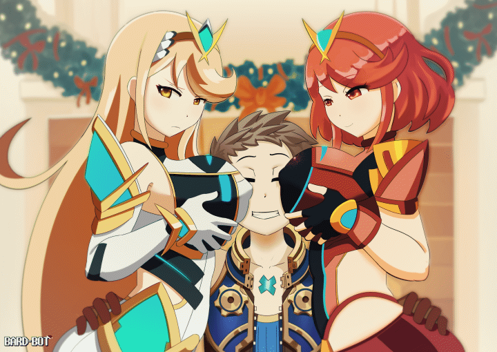 Mythra (Christmas) Rule 34 Image