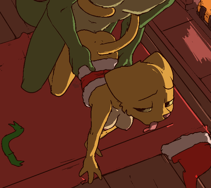 Argonian (Christmas) Rule 34 Image