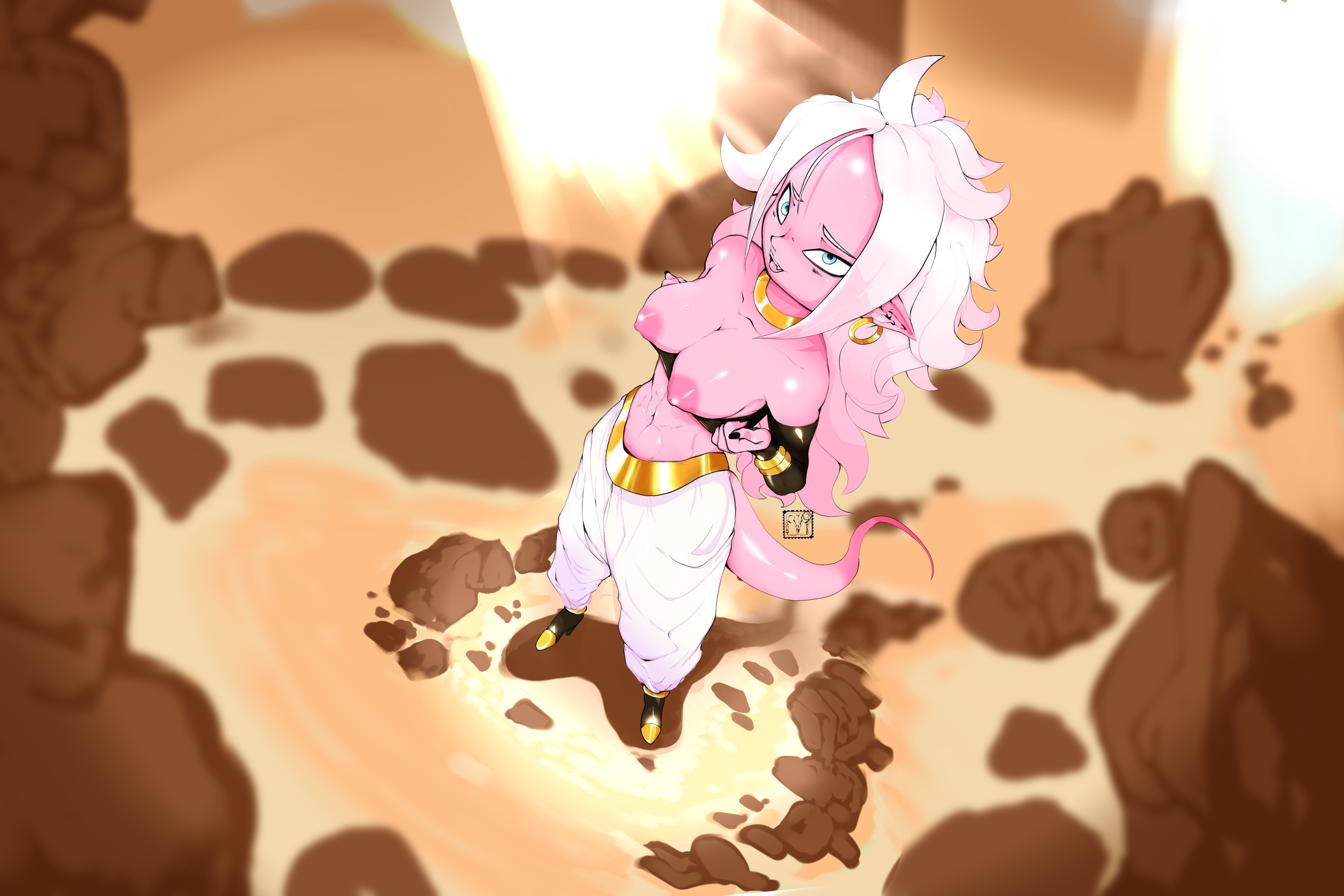 Android 21 (Dragon Ball) Rule 34 Image
