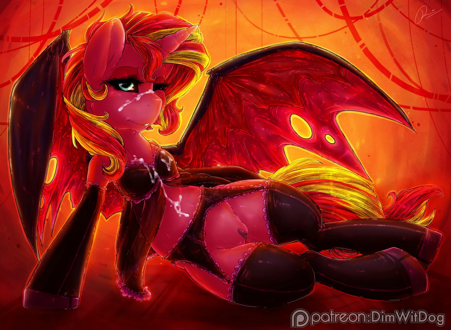 Demon Shimmer (Equestria Girls) Rule 34 Image