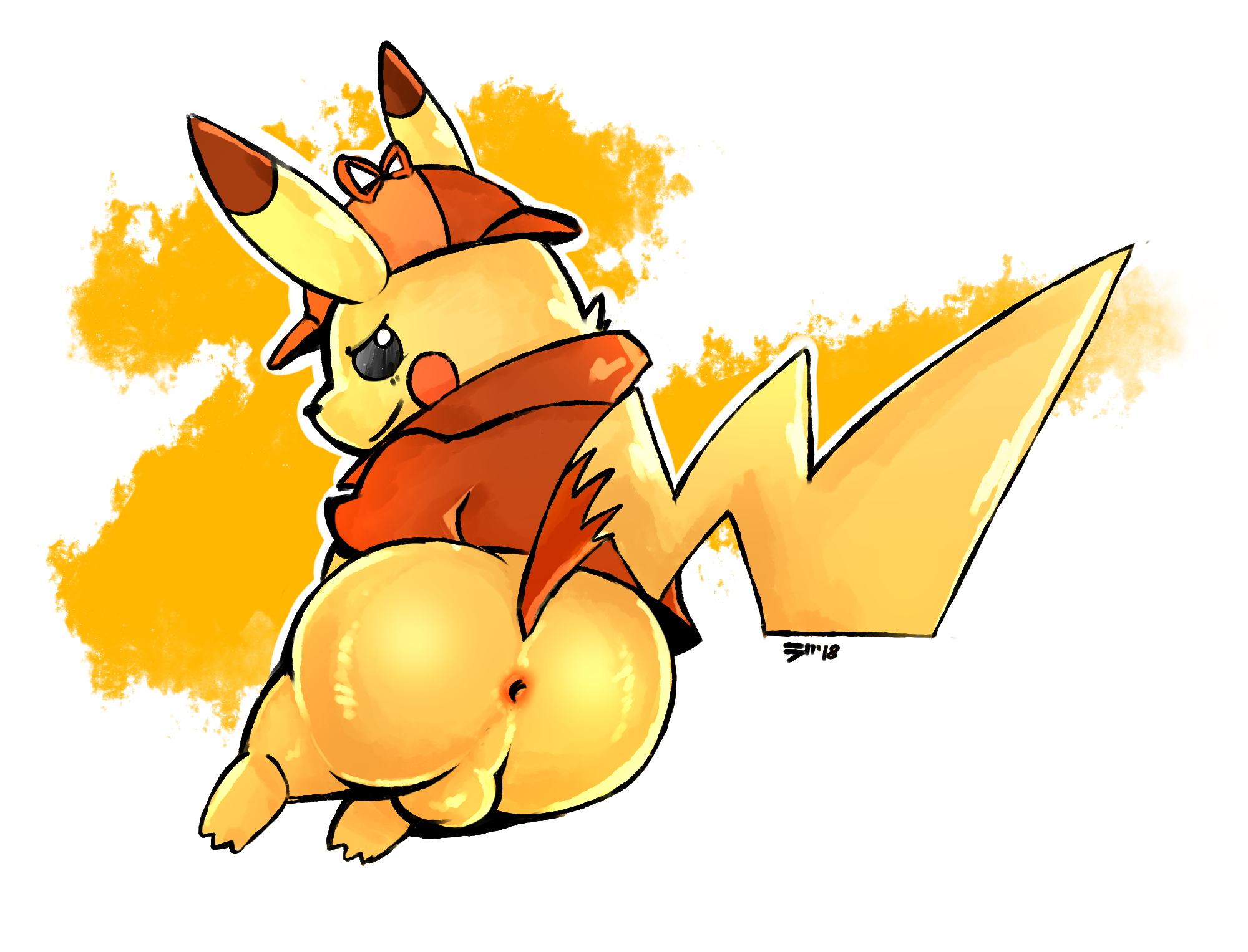 Detective Pikachu (Detective Pikachu (Series)) Rule 34 Image