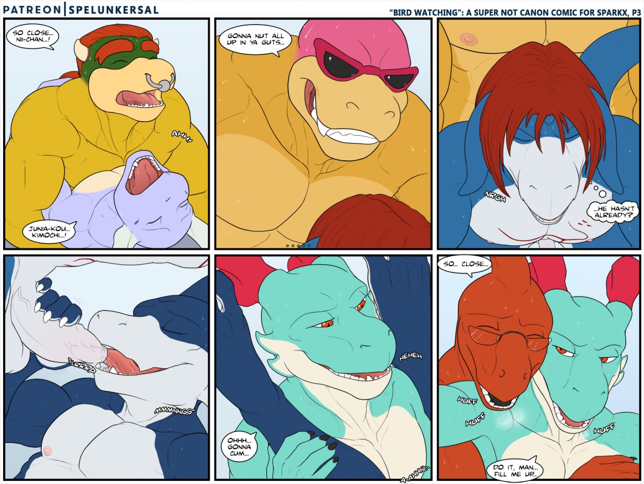 Bowser Koopa Junior (Roommates) Rule 34 Image