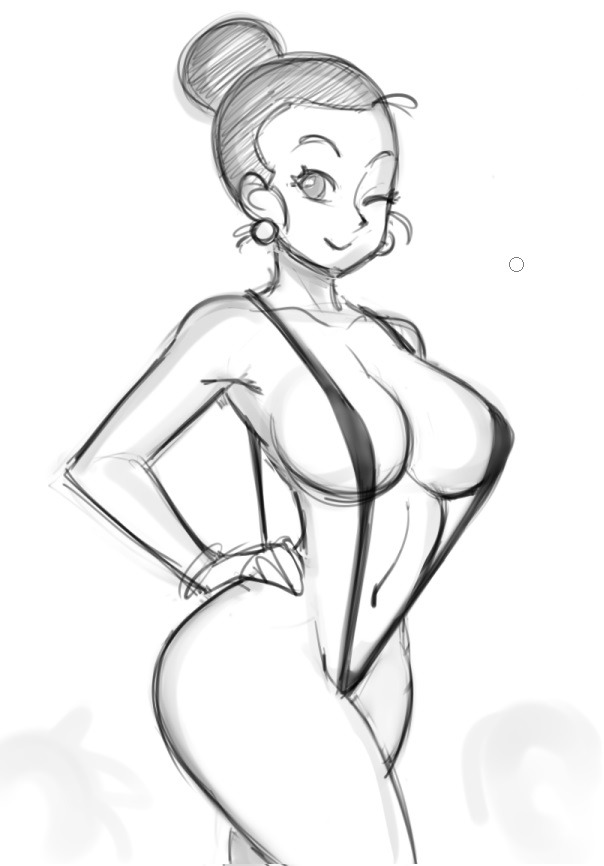 Chichi (Dragon Ball) Rule 34 Image
