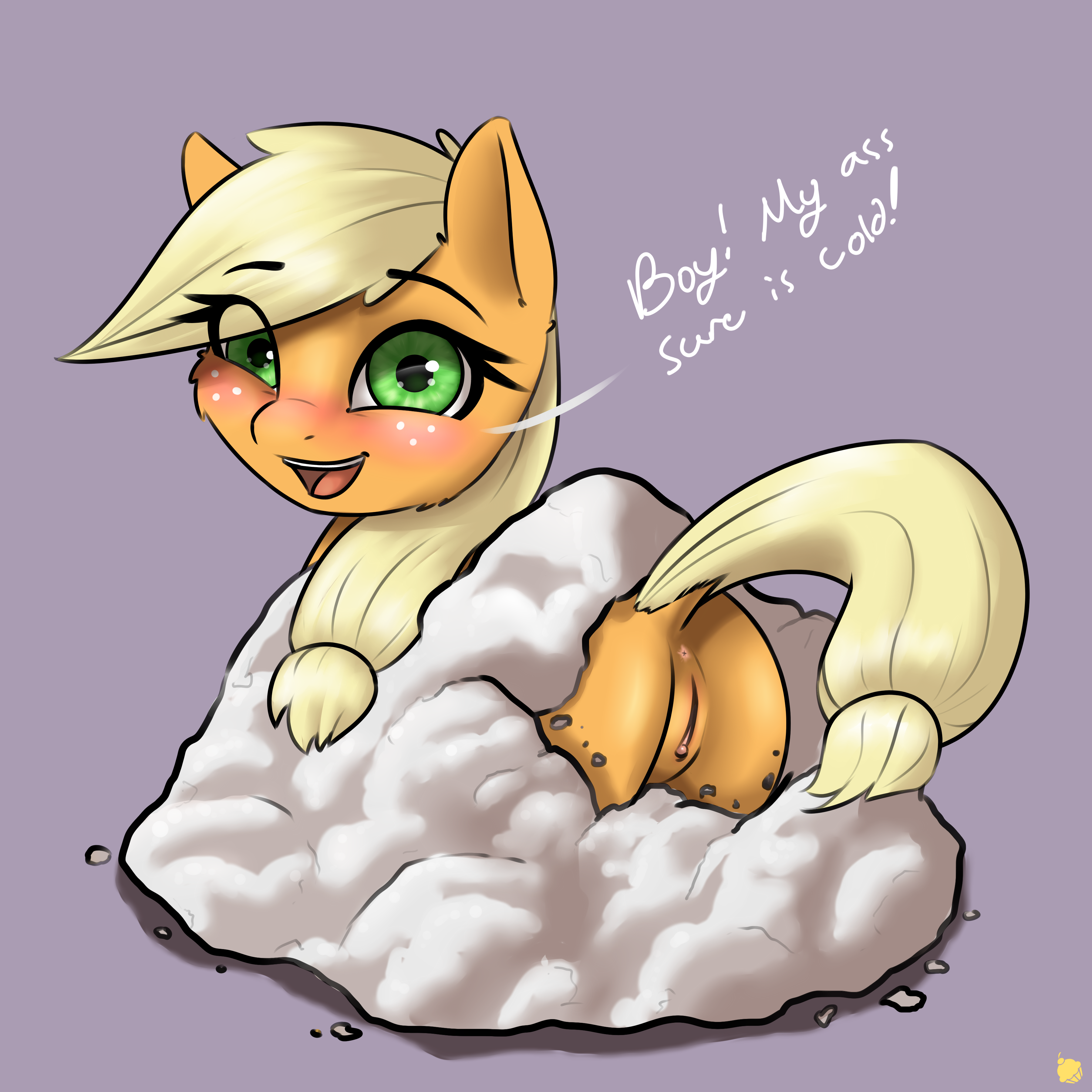 Applejack (Mlp) Rule 34 Image