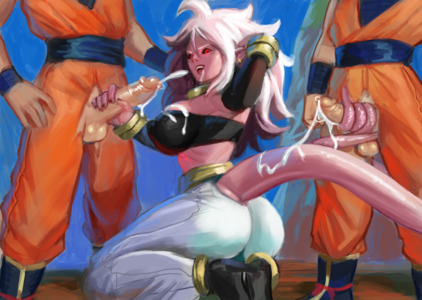 Android 21 (Dragon Ball) Rule 34 Image