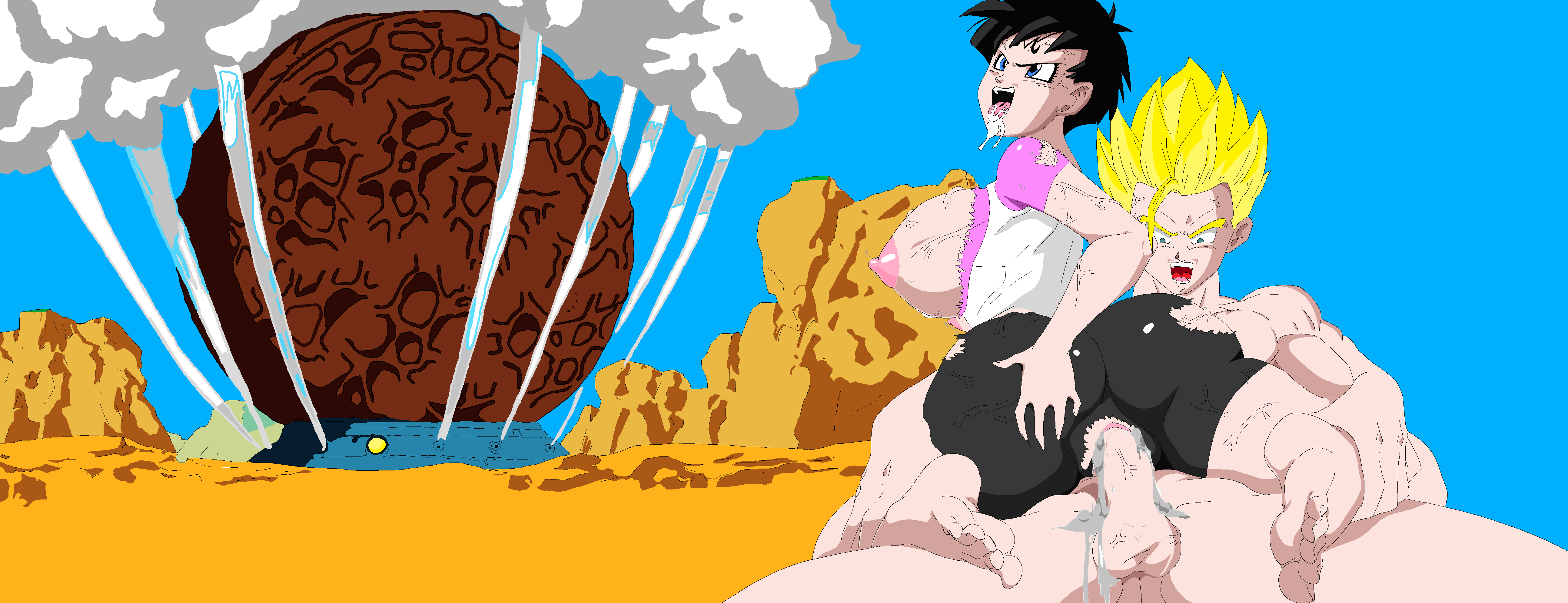 Son Gohan (Dragon Ball) Rule 34 Image