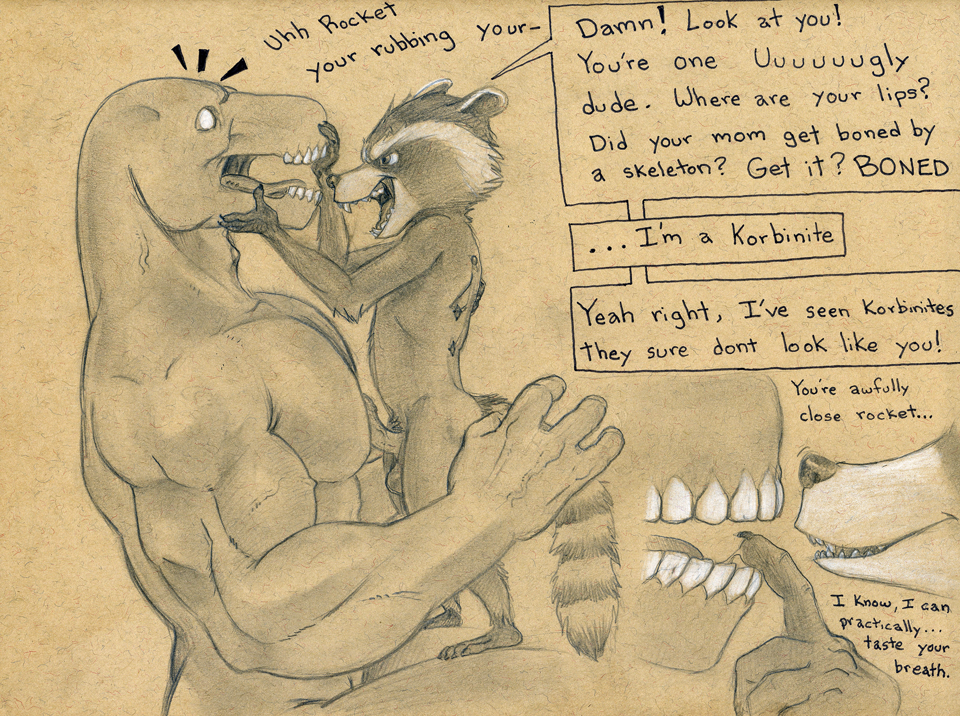 Rocket Raccoon (Guardians Of The Galaxy) Rule 34 Image