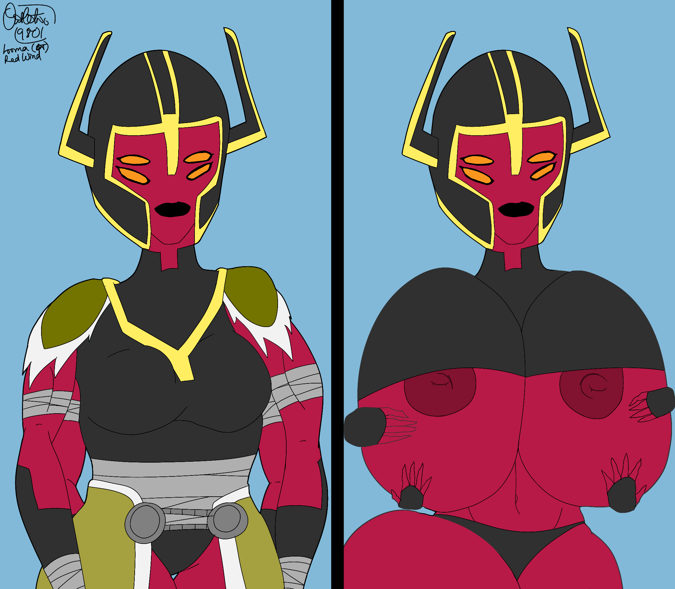 Looma Red Wind (Ben 10) Rule 34 Image