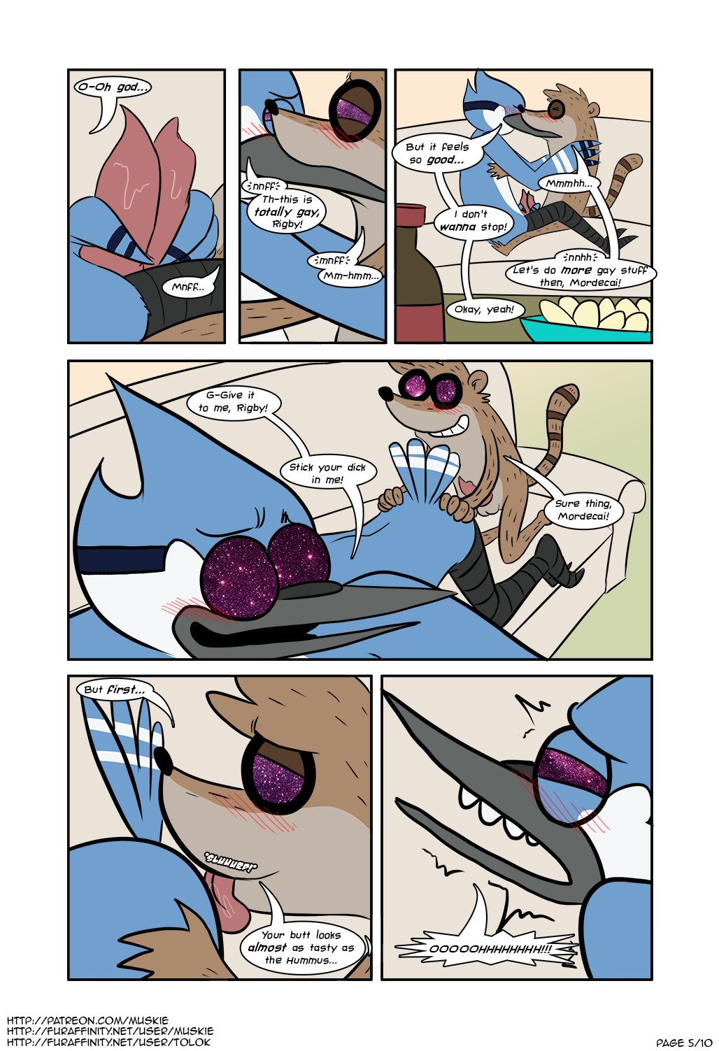 Mordecai (Cartoon Network) Rule 34 Image
