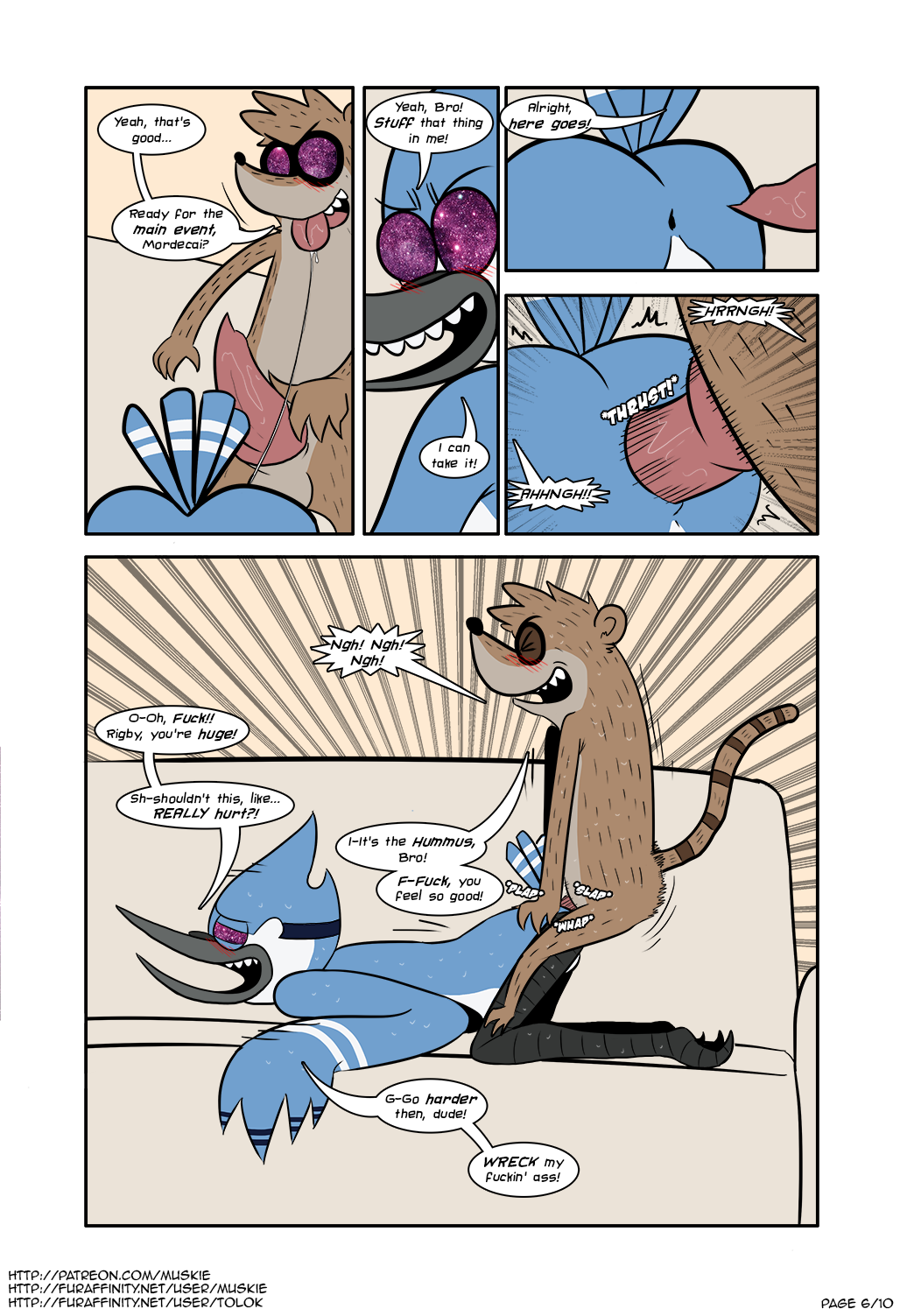 Mordecai (Cartoon Network) Rule 34 Image