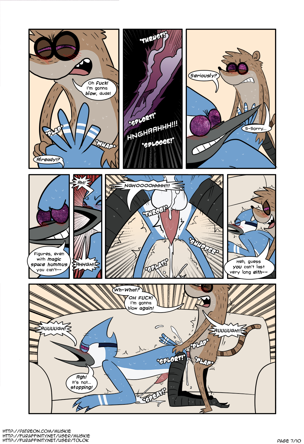 Mordecai (Cartoon Network) Rule 34 Image