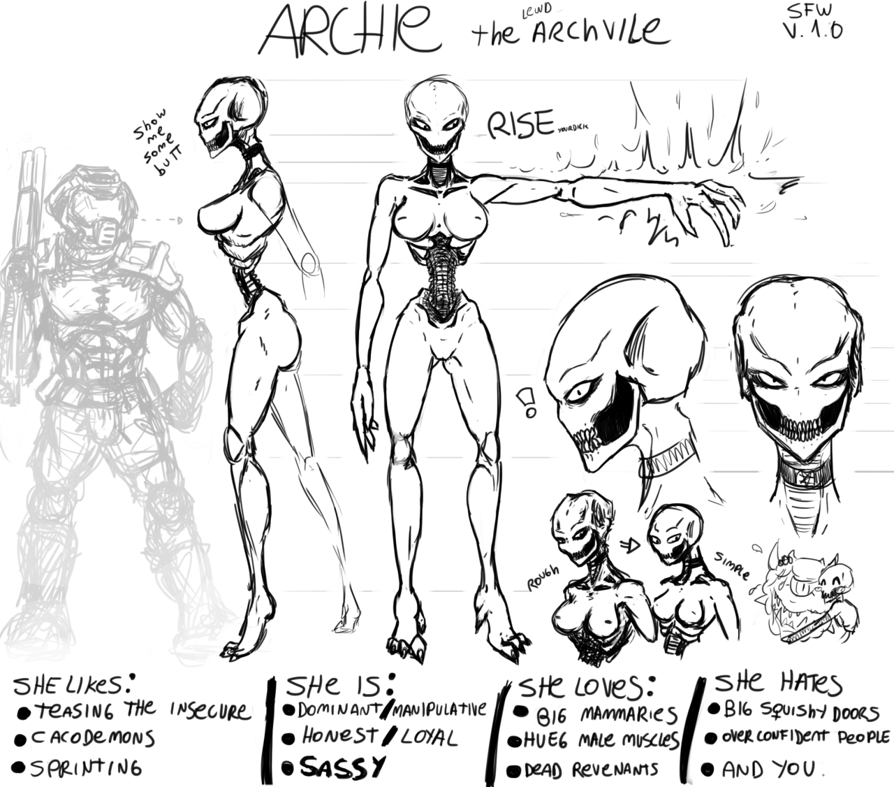 Arch-Vile (Doom) Rule 34 Image