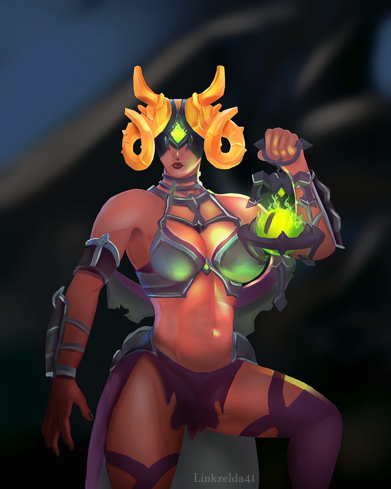 Infernal Seris (Paladins) Rule 34 Image