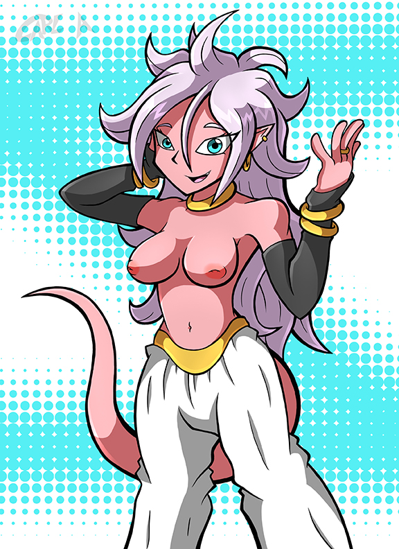 Android 21 (Dragon Ball) Rule 34 Image