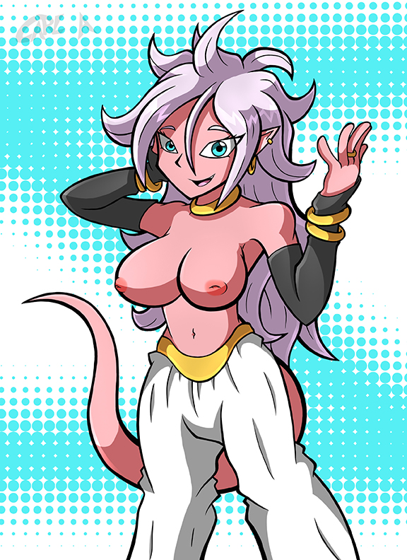 Android 21 (Dragon Ball) Rule 34 Image