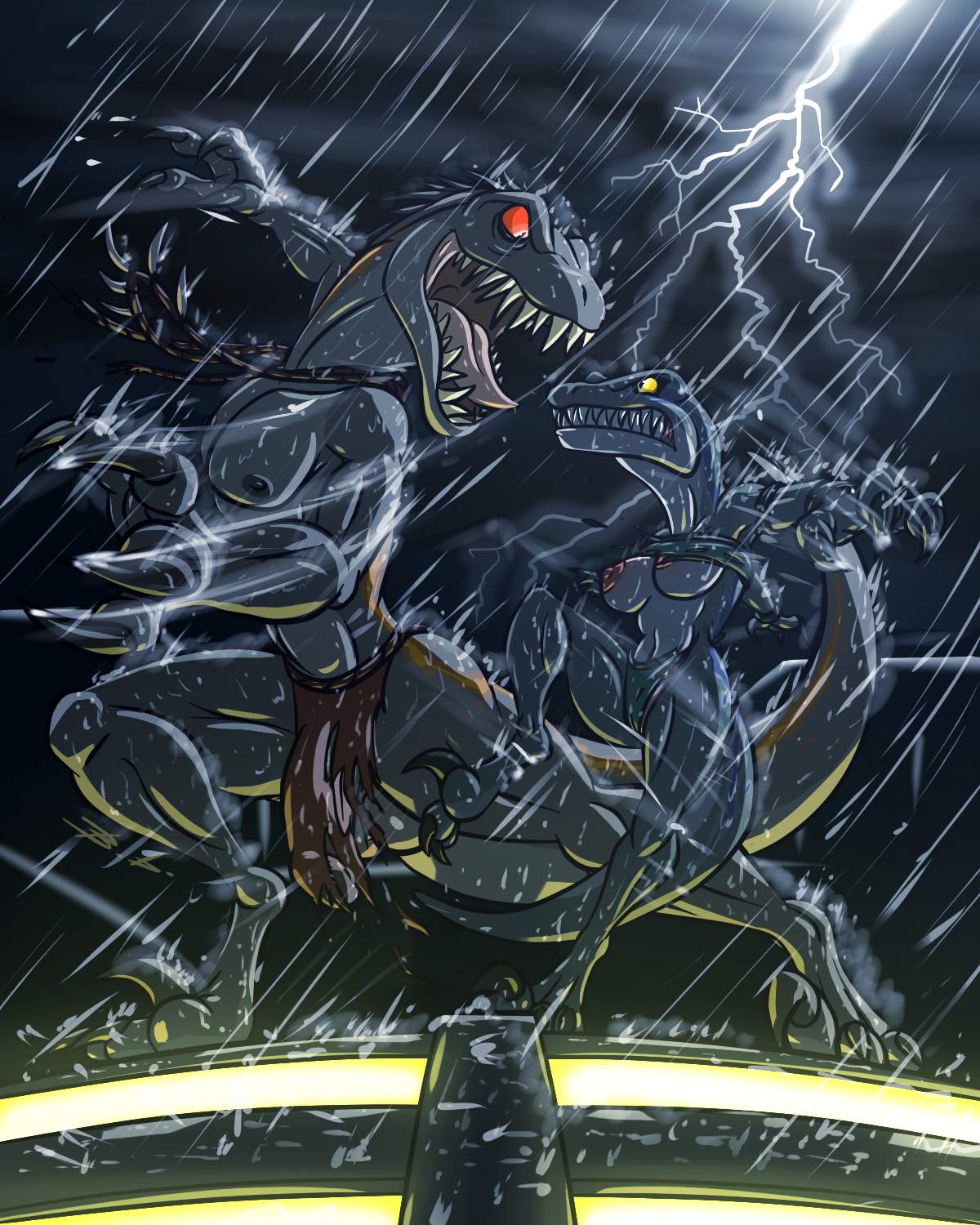 Blue (Jurassic World) Rule 34 Image
