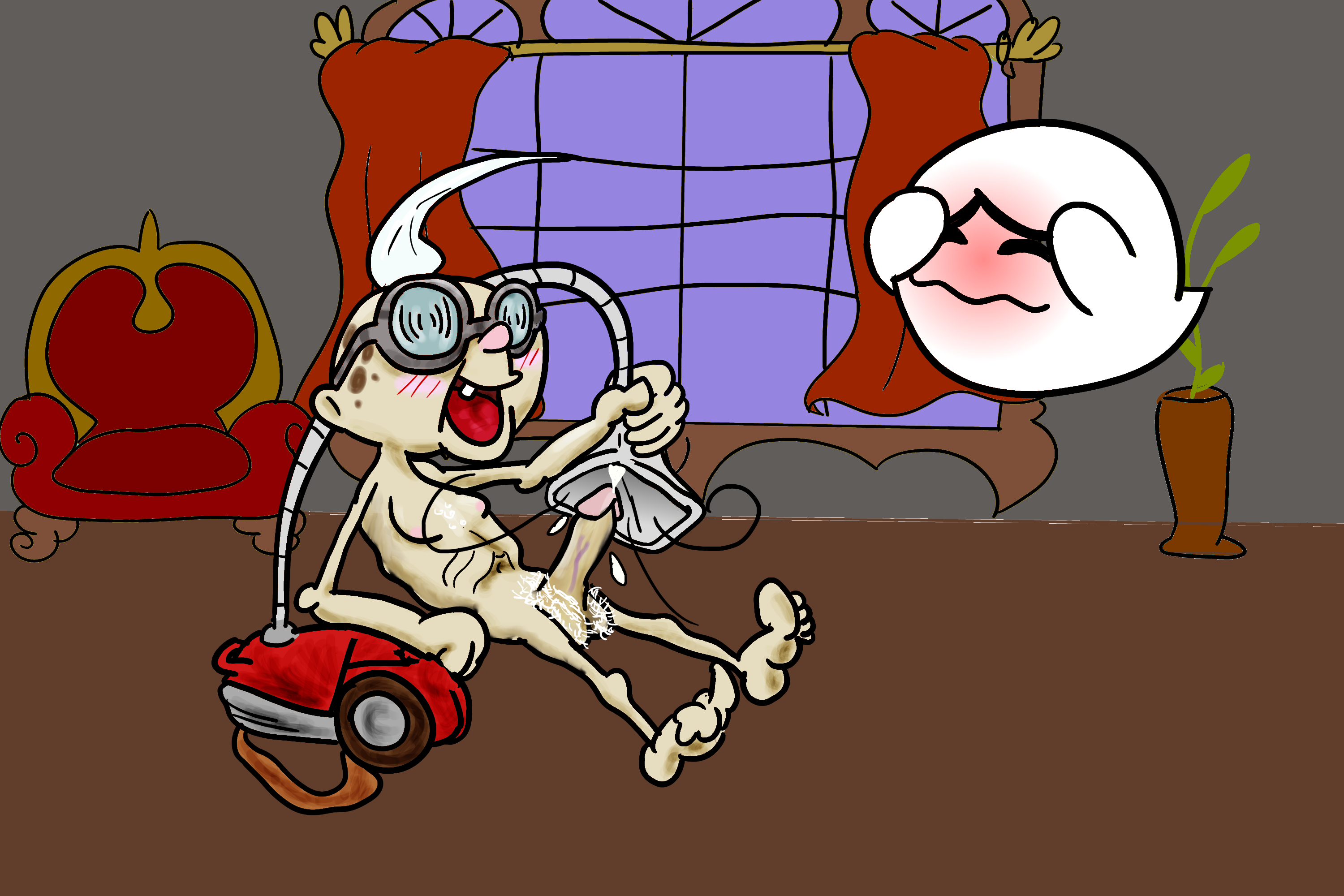 Boo (Mario) Rule 34 Image