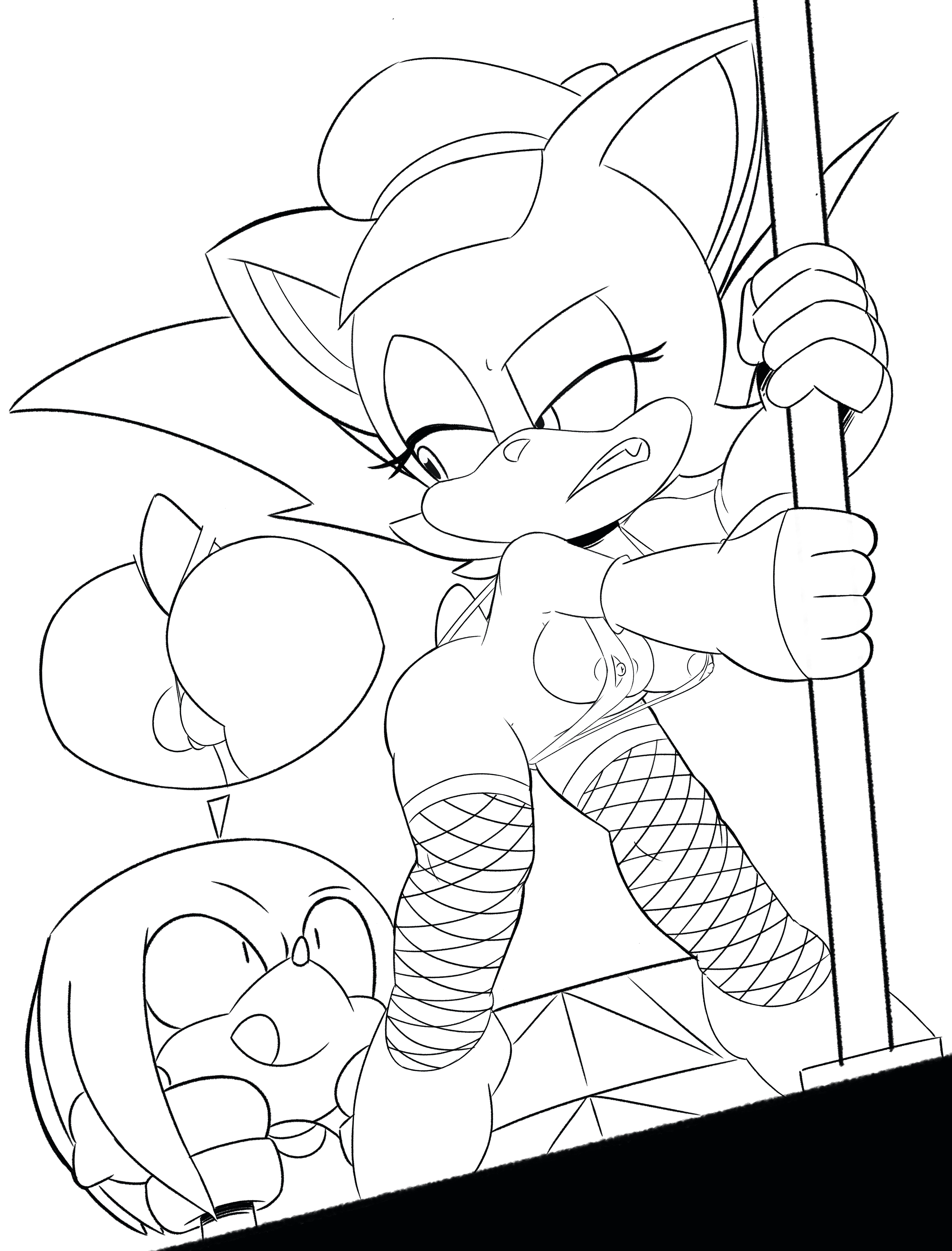 Knuckles The Echidna (Sonic (Series)) Rule 34 Image