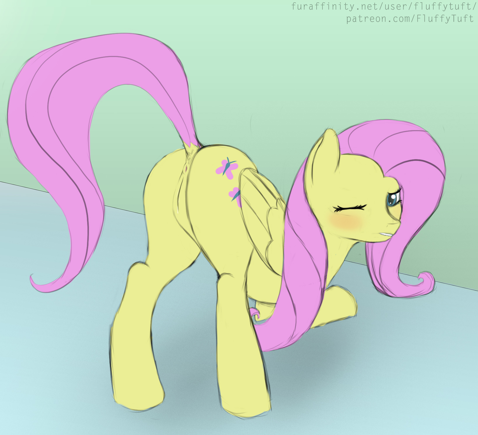 Fluttershy (Mlp) Rule 34 Image
