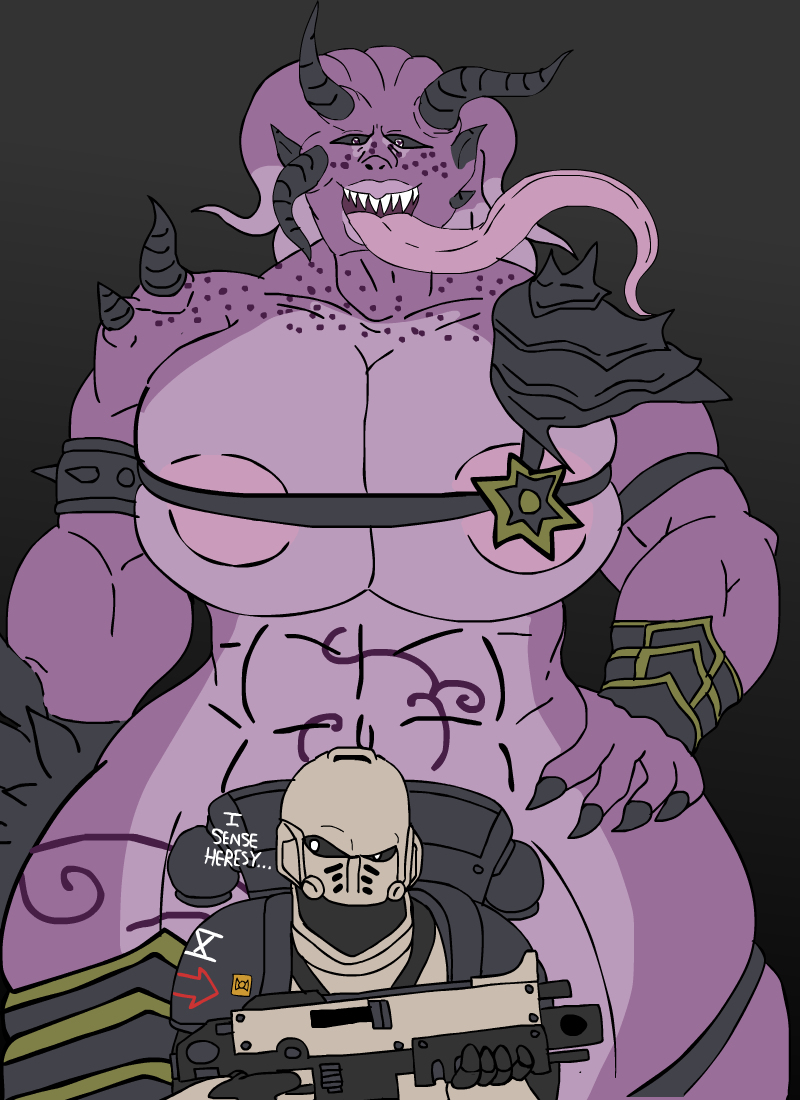 Adeptus Astartes (Warhammer (Franchise)) Rule 34 Image