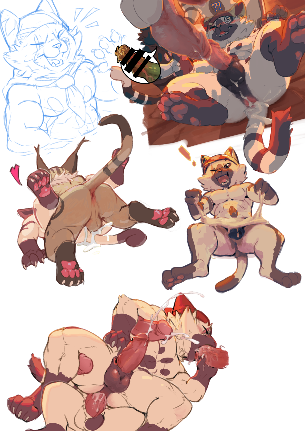 Meowscular Chef (Capcom) Rule 34 Image