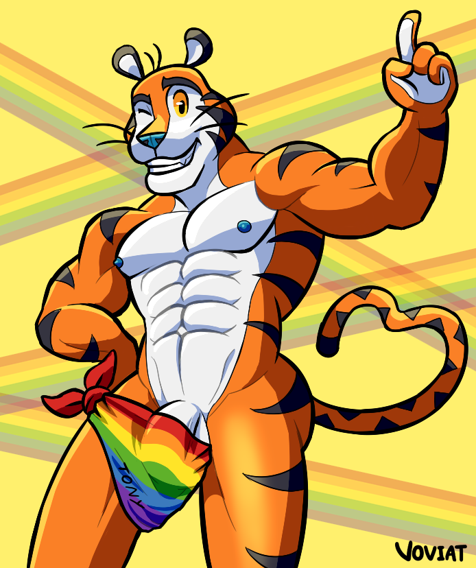 Tony The Tiger (Frosted Flakes) Rule 34 Image