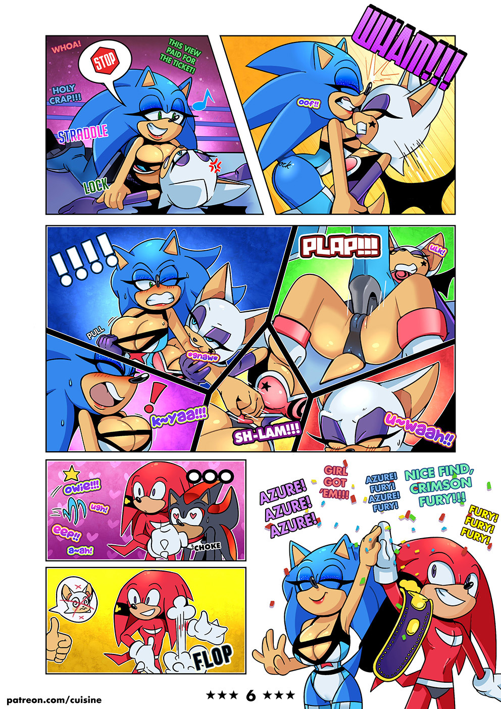Knuckles The Echidna (Sonic (Series)) Rule 34 Image