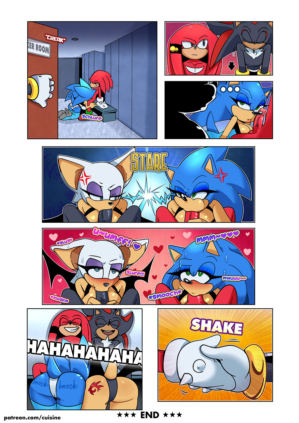 Knuckles The Echidna (Sonic (Series)) Rule 34 Image