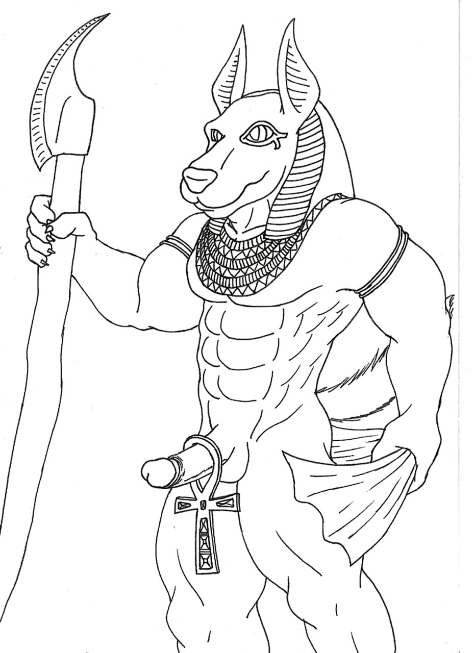 Anubis (Egyptian Mythology) Rule 34 Image