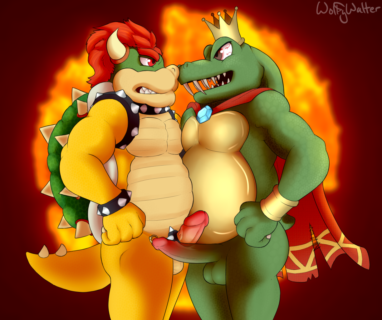 Bowser (Donkey Kong (Series)) Rule 34 Image