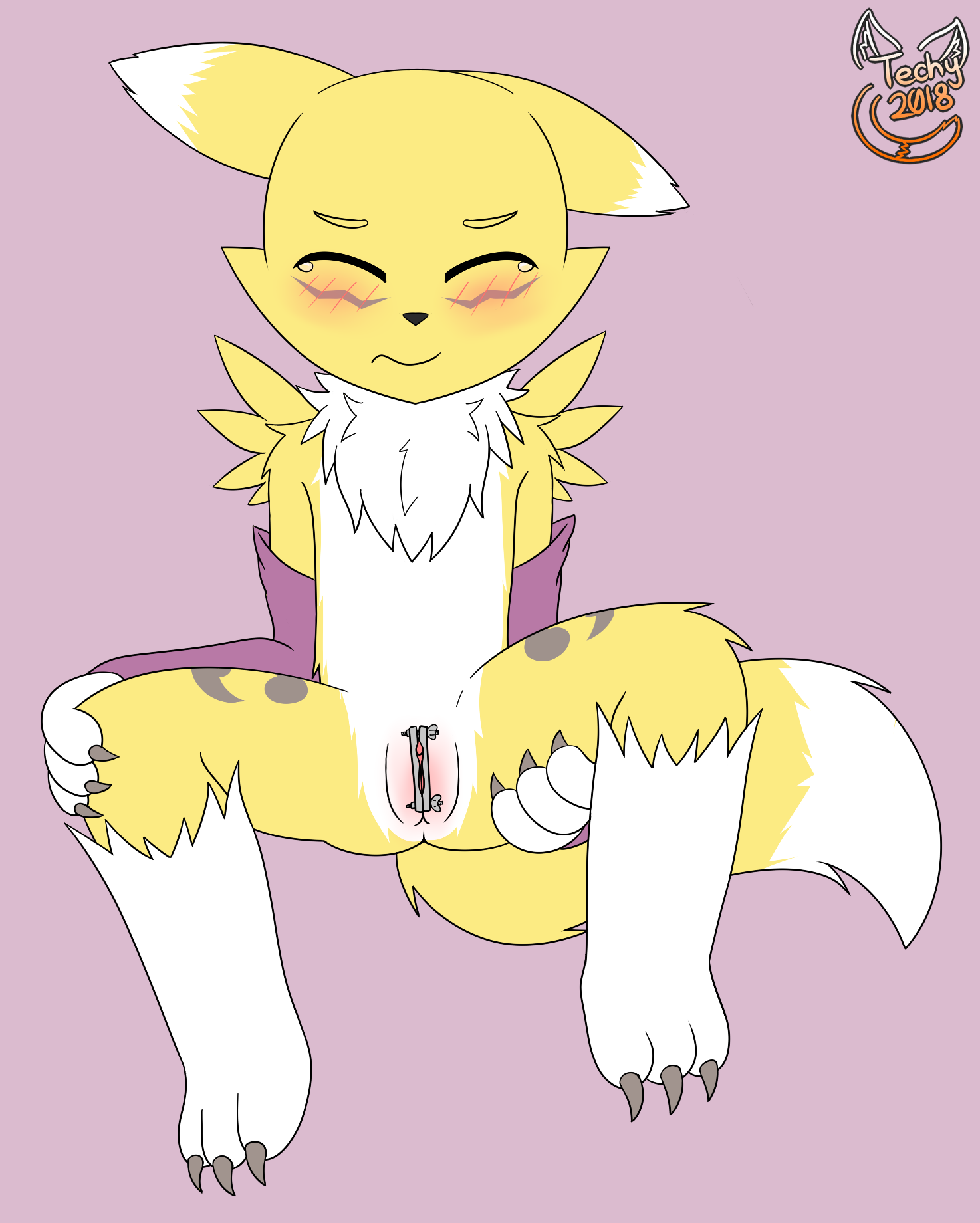 Renamon (Digimon) Rule 34 Image