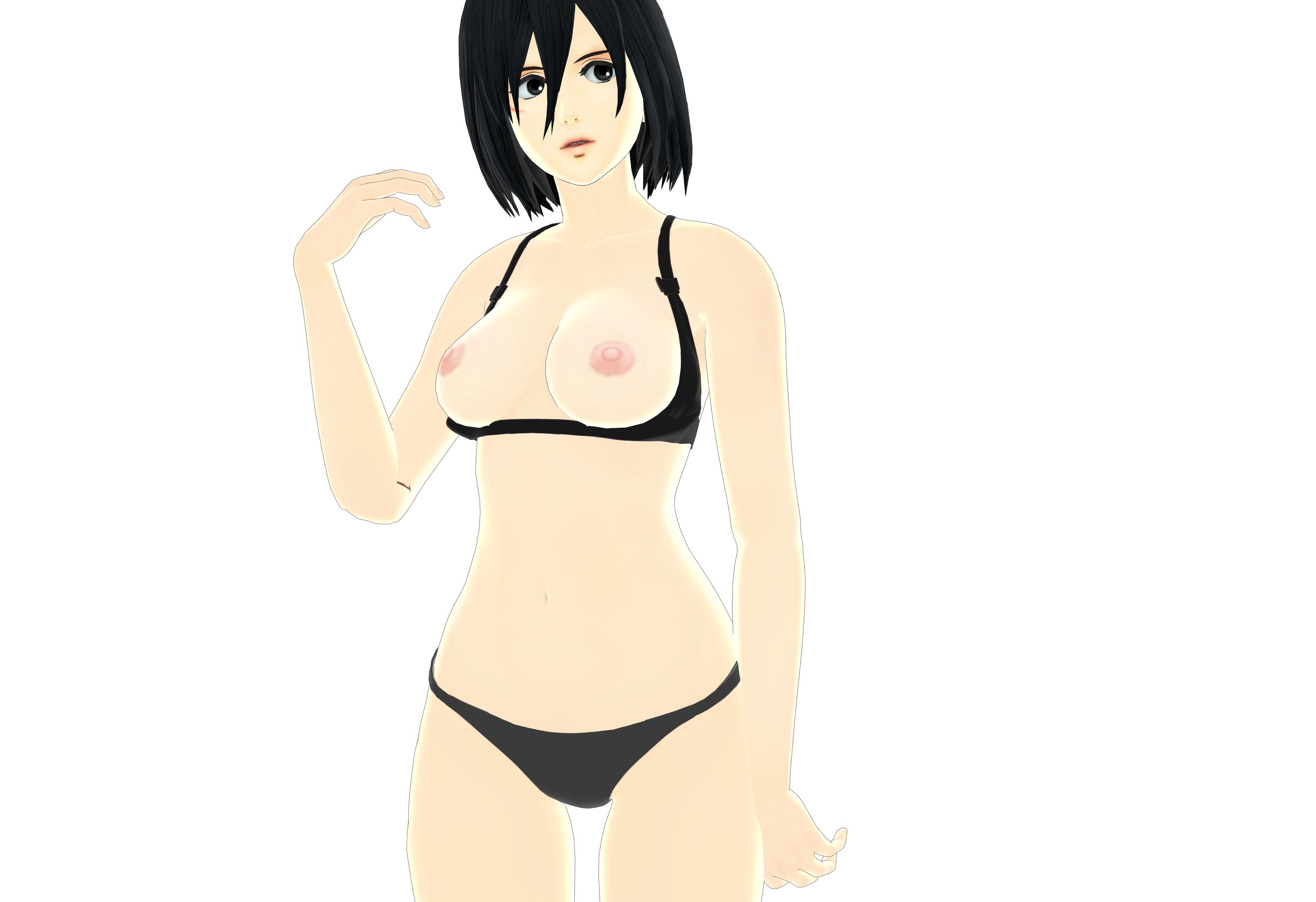 Mikasa Ackerman (Attack On Titan) Rule 34 Image