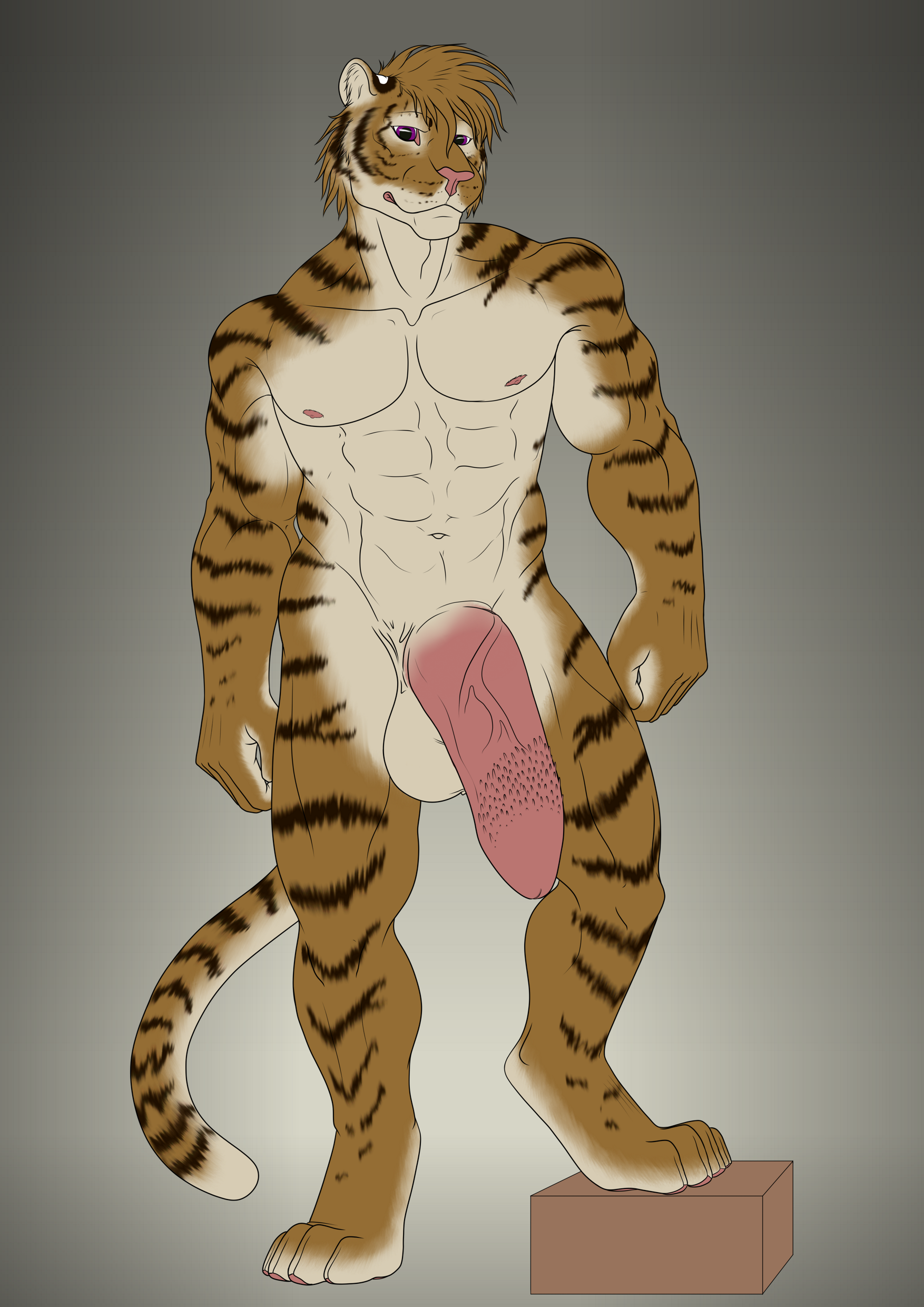Original Character (Kato (Tiger)) Rule 34 Image