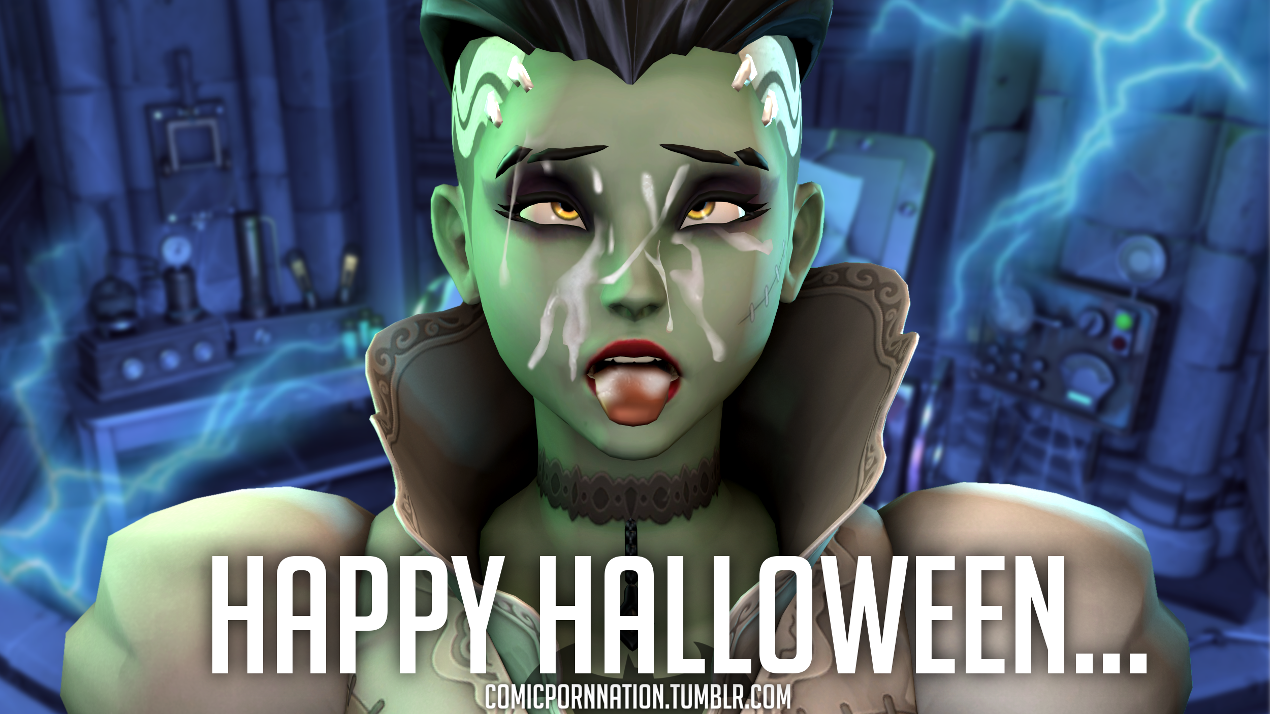 Bride Of Frankenstein (Cosplay) Rule 34 Image