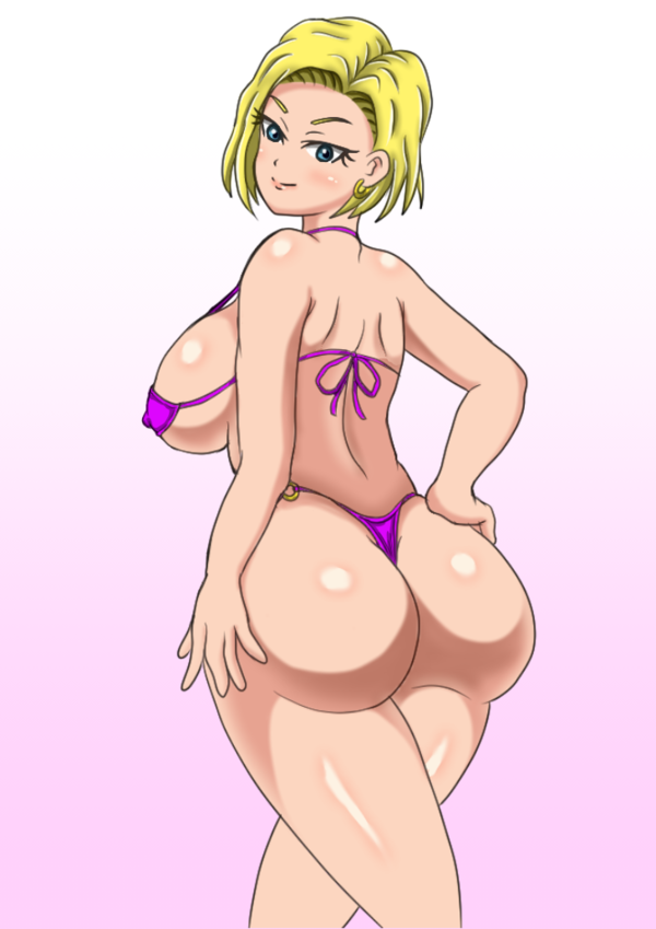 Android 18 (Dragon Ball) Rule 34 Image