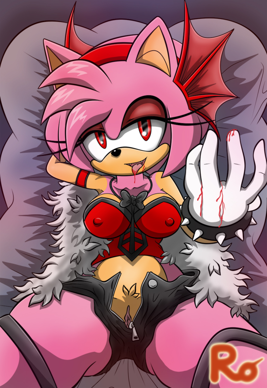 Amy Rose (Halloween) Rule 34 Image