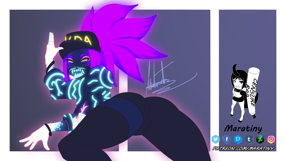 Akali (K/Da Series) Rule 34 Image