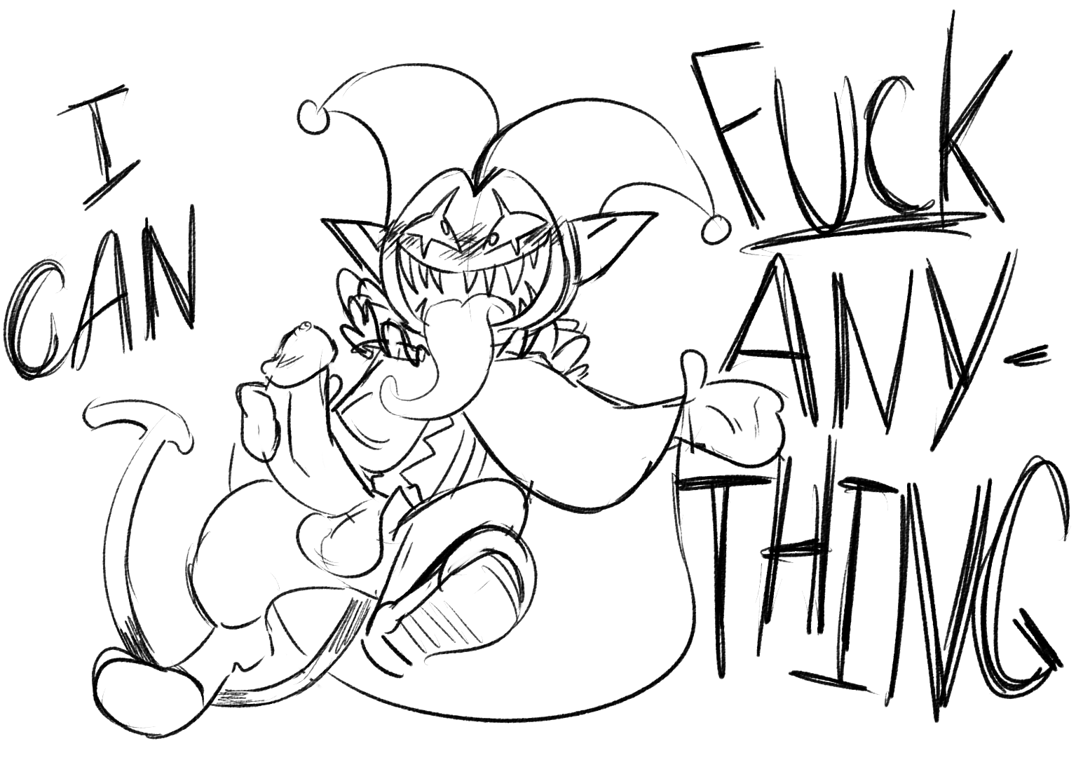 Jevil (Deltarune) Rule 34 Image