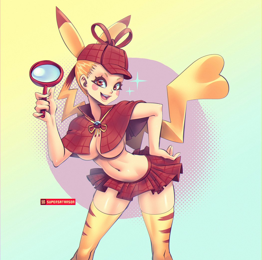 Detective Pikachu (Detective Pikachu (Series)) Rule 34 Image