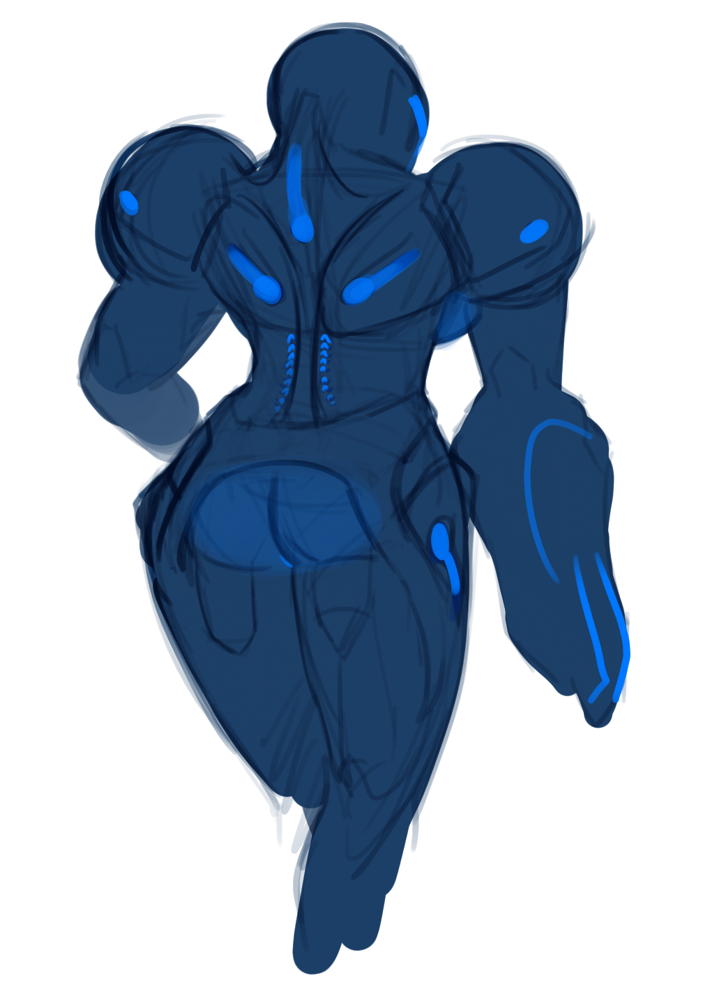 Armored Dark Samus (Metroid) Rule 34 Image