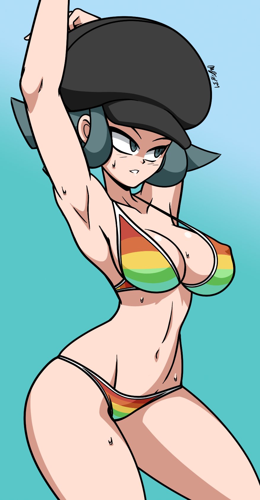 Female Team Rainbow Rocket Grunt (Nintendo) Rule 34 Image